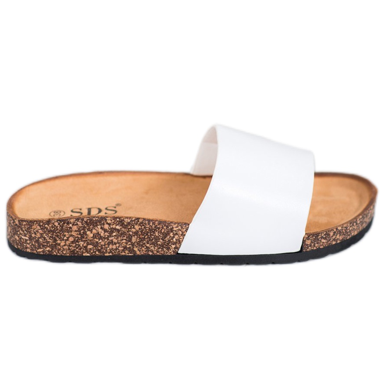 SDS Pantuflas Clásicas blanco