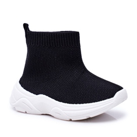 FRROCK Zapatos deportivos para niños Viki High Black negro