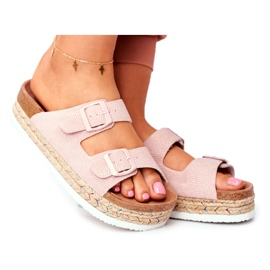Pantuflas de Mujer Big Star Pink FF274669 rosa