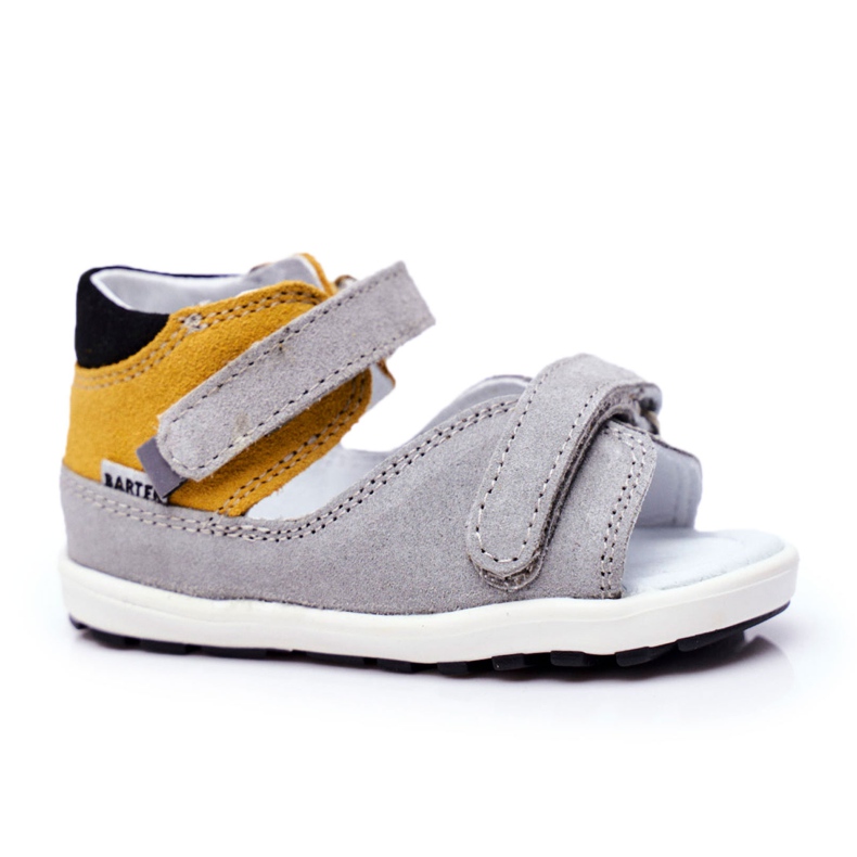 Bartek S.A. Sandalias Preventivas Infantiles Primeros Pasos Bartek W-71266 gris amarillo Bartek S.A. Sandalias Preventivas Infantiles Primeros Pasos Bartek W-71266 gris amarillo