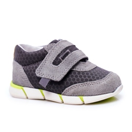 Bartek S.A. Zapatos Brogues Infantiles para Niño Gris Bartek T-71949 / SA1