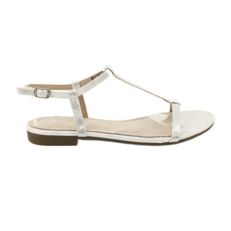 Sandalias plateadas para mujer Filippo DS1297 / 20 SI plata