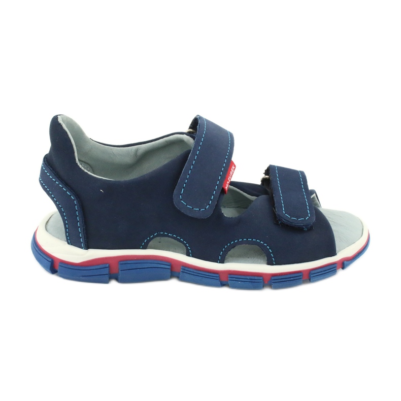 Sandalias velcro Mazurek 314 azul marino