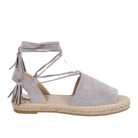 Alpargatas grises para mujer BB25 Gris