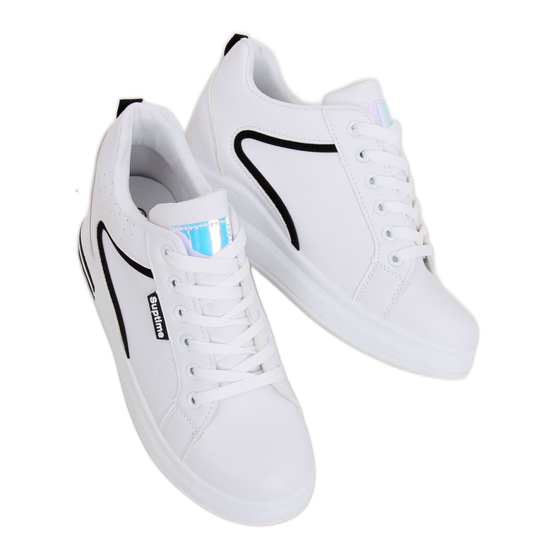 Blanco NB337 Zapatillas de cuña blancas