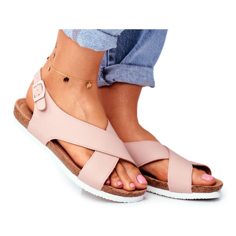 Sandalias Mujer Big Star Powder Pink FF274624 rosado