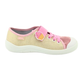 Calzado infantil befado 251Y141 rosado amarillo
