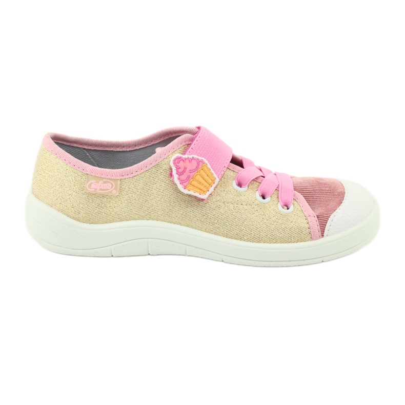 Calzado infantil befado 251Y141 rosado amarillo