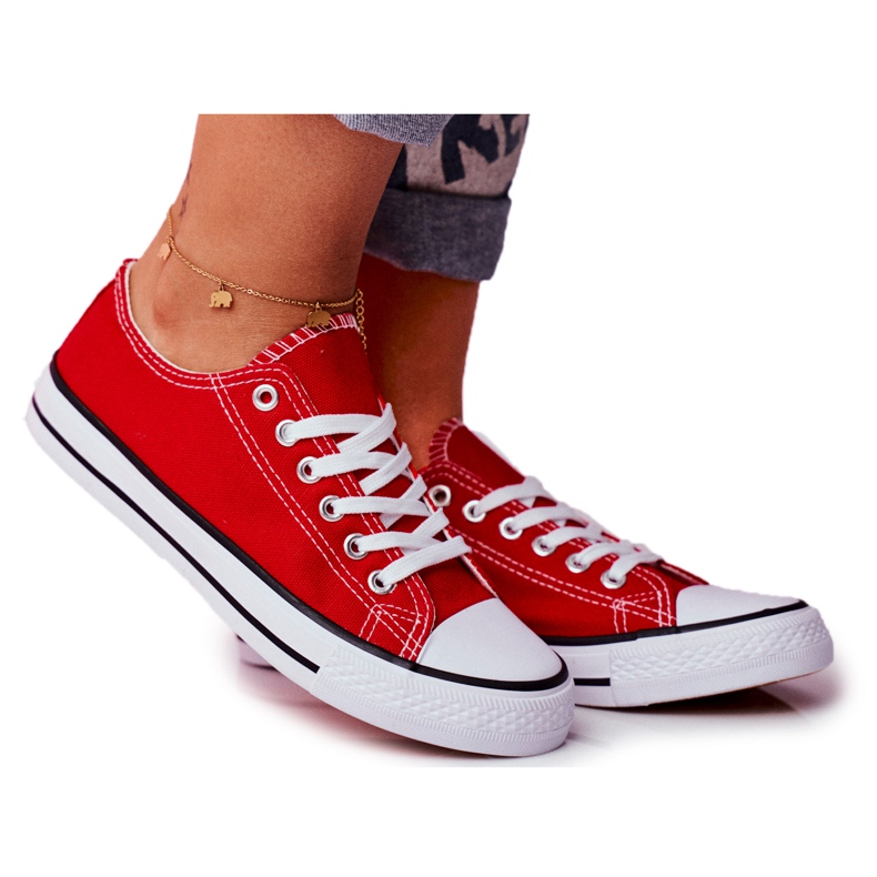 PS1 Zapatillas Clásicas para Mujer Omerta Roja rojo