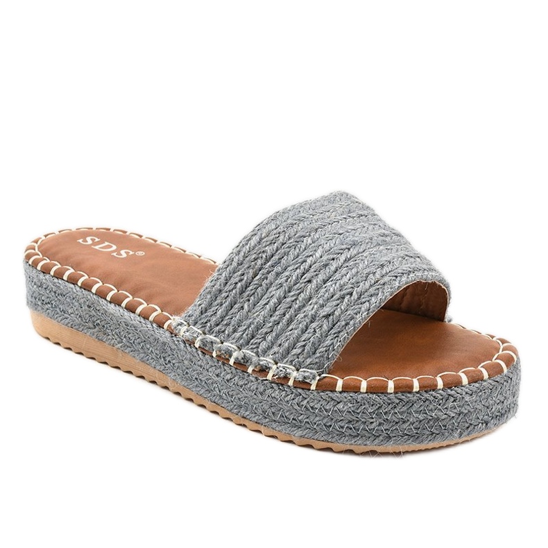 Zapatilla alpargatas azules 7970-PL gris