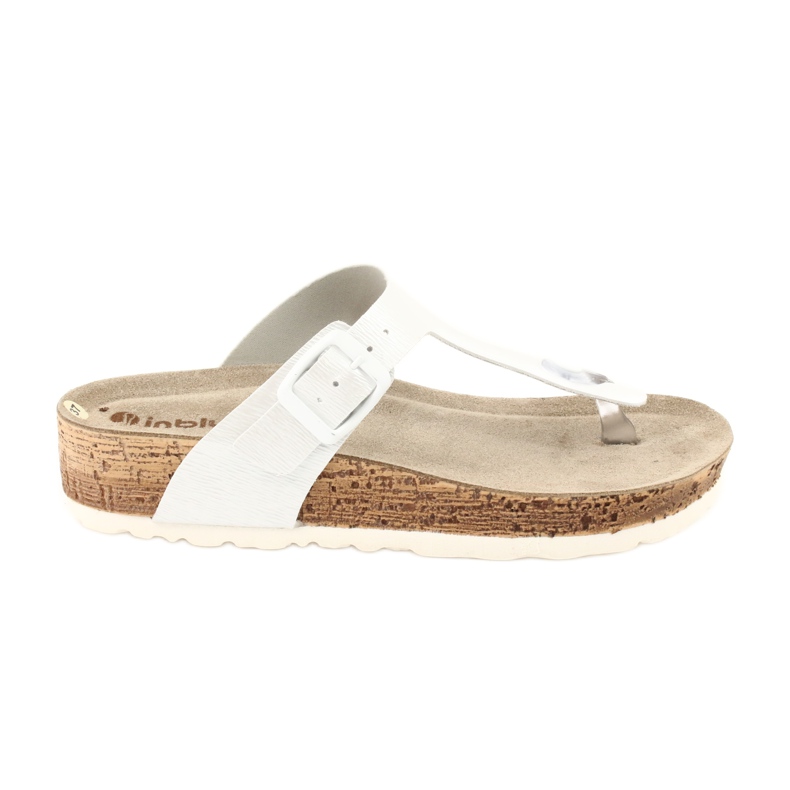 Chanclas anatómicas de mujer Anatomical Inblu NM020 blanco