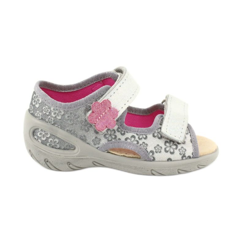 Calzado infantil befado pu 065P139 rosado gris