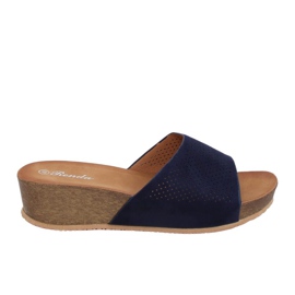 Zapatilla azul marino 10-238 D.BLUE