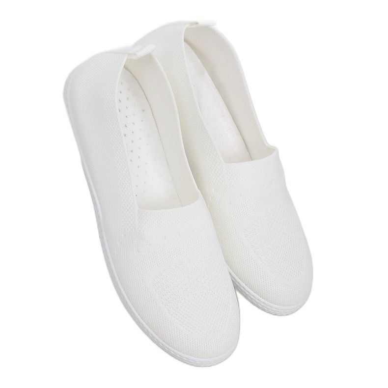Zapatillas de mujer blancas ZK097 Bianco blanco Zapatillas de mujer blancas ZK097 Bianco blanco