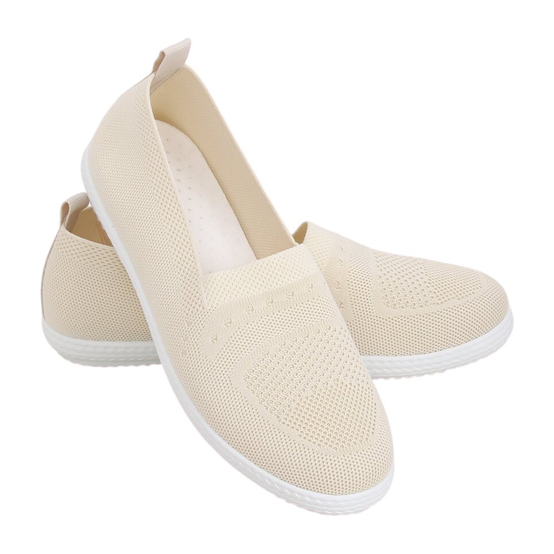Zapatillas de mujer beige ZK097 Beige