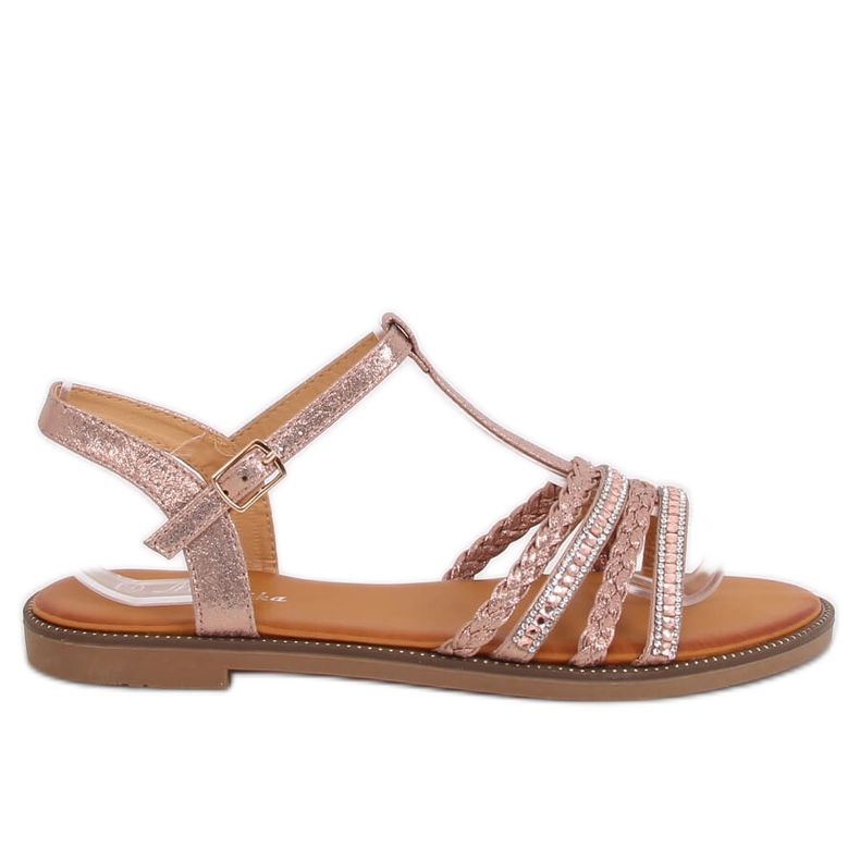 Sandalias de mujer Champagne S060123 Champagne rosado