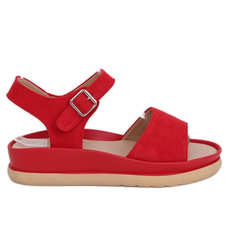 Sandalias de mujer rojas YJ860 Rosoo rojo