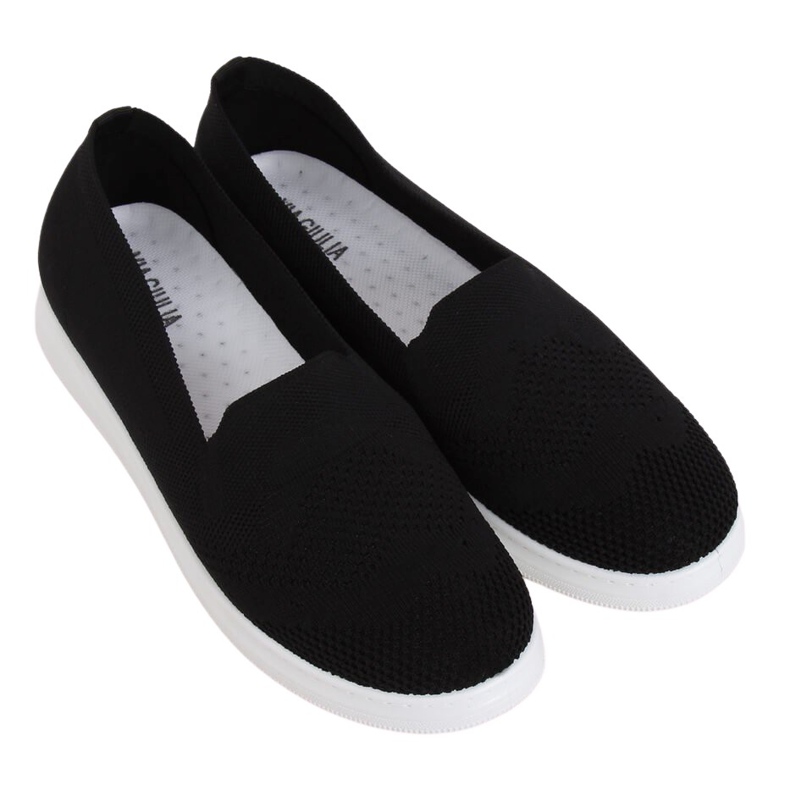 Black Zapatillas negras de mujer ZK069 Nero negro Black Zapatillas negras de mujer ZK069 Nero negro