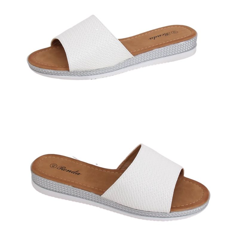 Zapatillas de mujer blancas BQ-66 Blanco