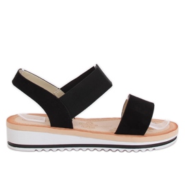 Sandalias de mujer negras E008 Negra negro