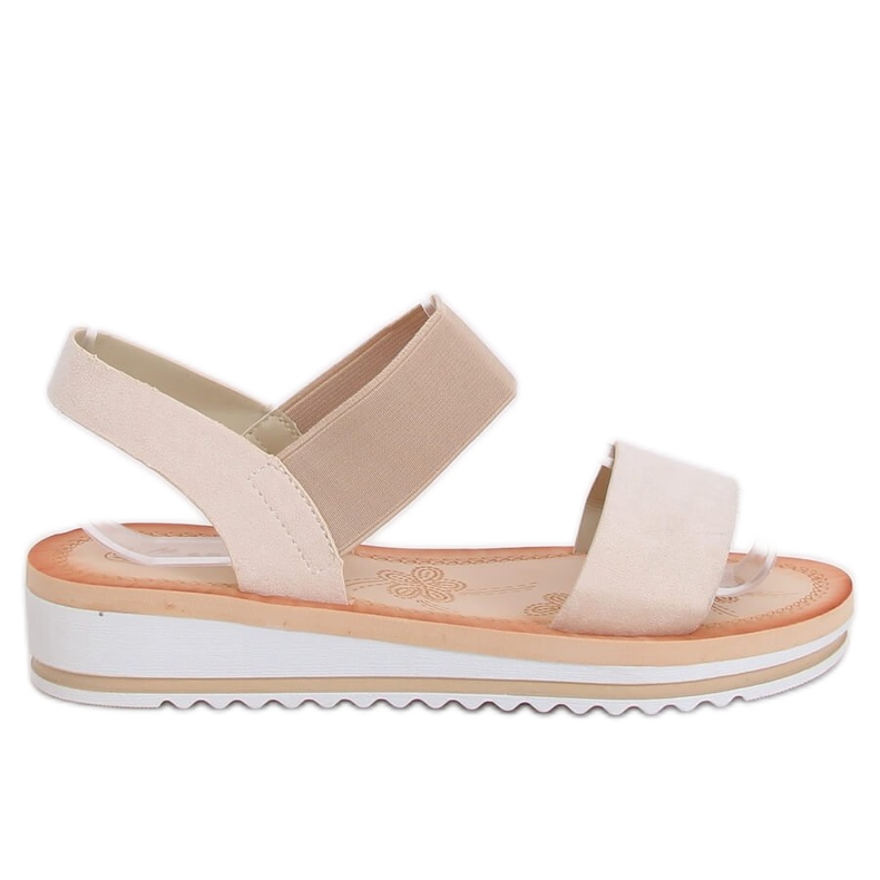 Sandalias beige para mujer E008 Beige