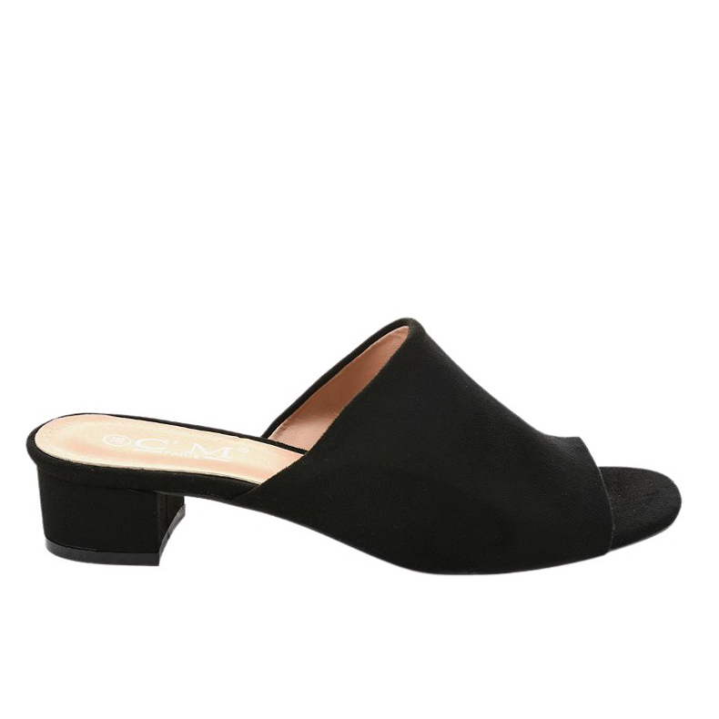 Zapatilla tacón negro 77-91