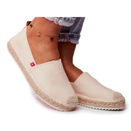 Alpargatas de Mujer, Suela Trenzada Beige Big Star FF274A500