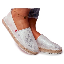 Alpargatas de Mujer, Suela Trenzada Plata Big Star FF274A514 gris