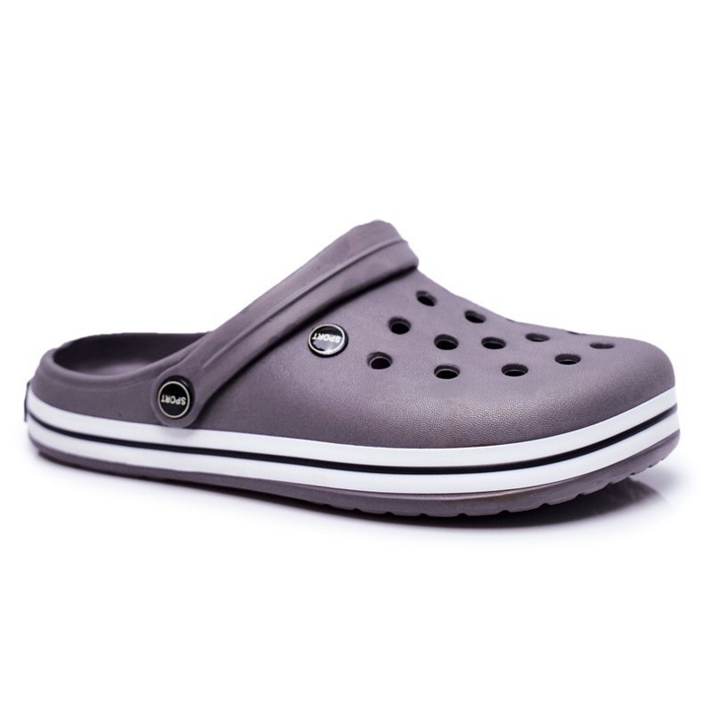 Pantuflas De Hombre Para Piscina Kroksy Pasipheme Gris