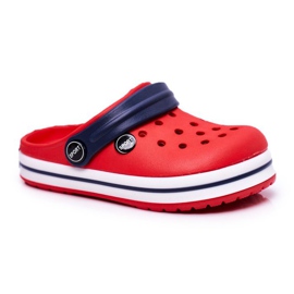 Zapatillas para niño, niña, niño, cocodrilos rojos azul marino