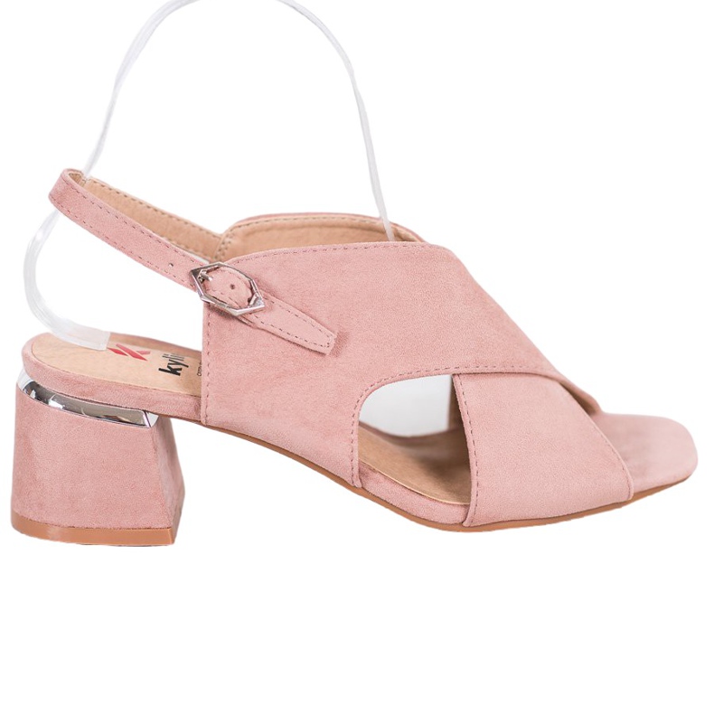 Kylie Sandalias de polvo con estilo beige