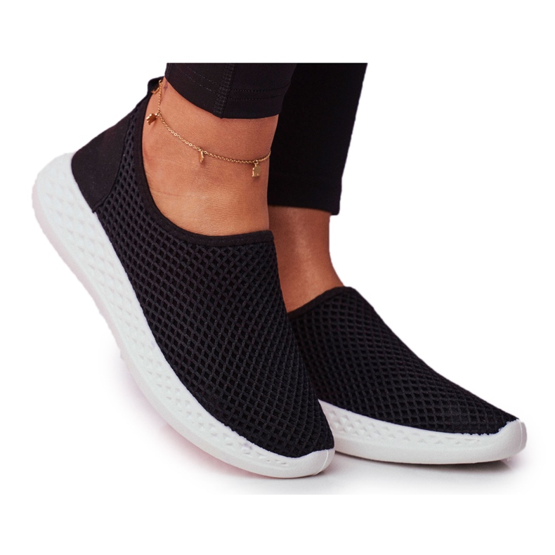 SEA Slip-on Deportivo Mujer Negro Gestacio