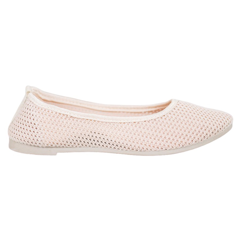 SHELOVET Bailarinas ligeras caladas marrón