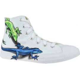 Converse Lagartos Chuck Taylor All Star High Niños 667943C blanco gris