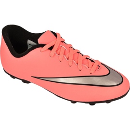 Zapatillas de fútbol Nike Mercurial Vortex Ii FG-R Jr 651642-803 multicolor rosa