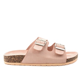 Zapatillas rosa con hebilla BL3100-SF rosado