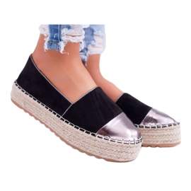 Alpargatas de Mujer con Plataforma Ringer Negra negro amarillo