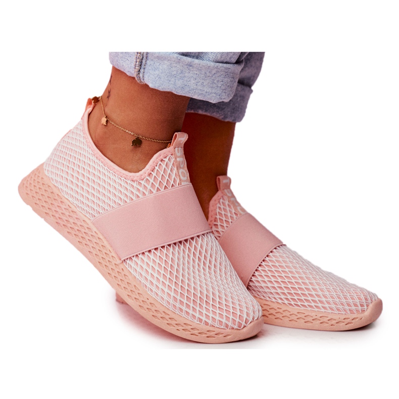 SEA Zapatos sin cordones deportivos para mujer rosa claro La Fiesta rosado