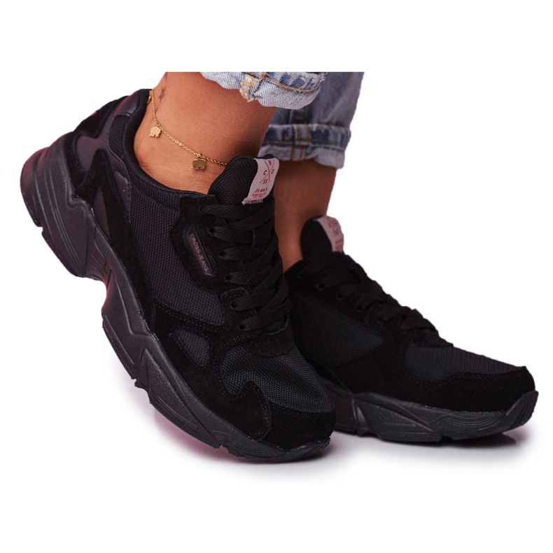 Zapatos Deportivos De Mujer Cross Jeans Negro FF2R4138C Zapatos Deportivos De Mujer Cross Jeans Negro FF2R4138C