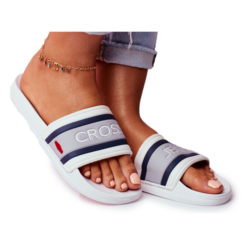 Pantuflas de Mujer Cross Jeans Blanco FF2R4158C Pantuflas de Mujer Cross Jeans Blanco FF2R4158C