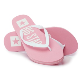 Pantuflas de Mujer Chanclas Big Star Pink FF274A319 rosado