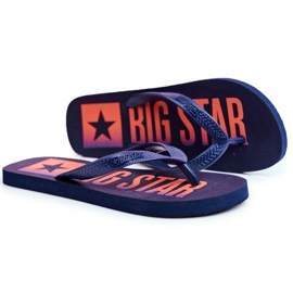 Zapatillas Hombre Chanclas Big Star Azul Marino FF274A468