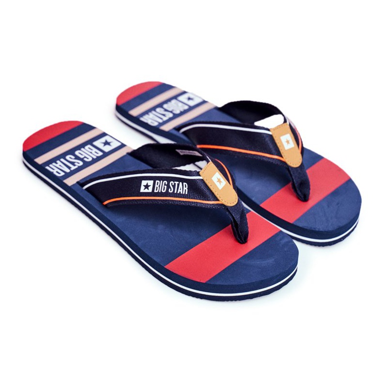 Zapatillas Hombre Chanclas Big Star Azul Marino FF274A459 Zapatillas Hombre Chanclas Big Star Azul Marino FF274A459