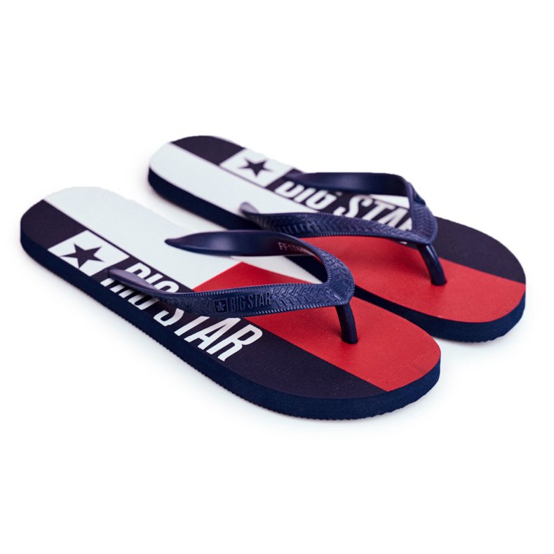 Zapatillas Hombre Chanclas Big Star Azul Marino FF274A454