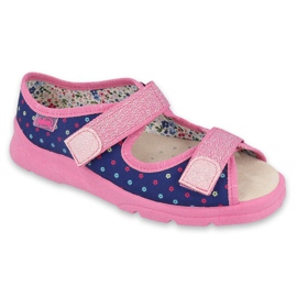 Calzado infantil befado 869Y137 azul marino rosa