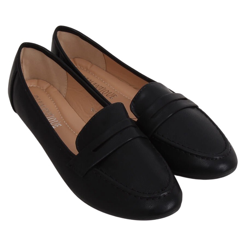 Mocasines de mujer negros 98-29 Black