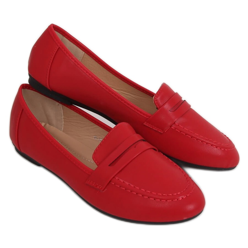 Mocasines de mujer rojo 98-29 Rojo Mocasines de mujer rojo 98-29 Rojo