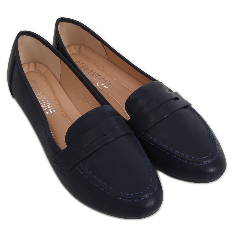 Mocasines mujer azul marino 98-29 Azul