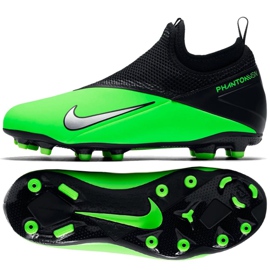 Zapatillas de fútbol Nike Phantom Vsn 2 Academy Df Fg / MG Jr CD4059 306 multicolor verde