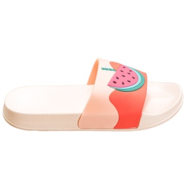 SHELOVET Zapatillas de Goma con Sandía rosado